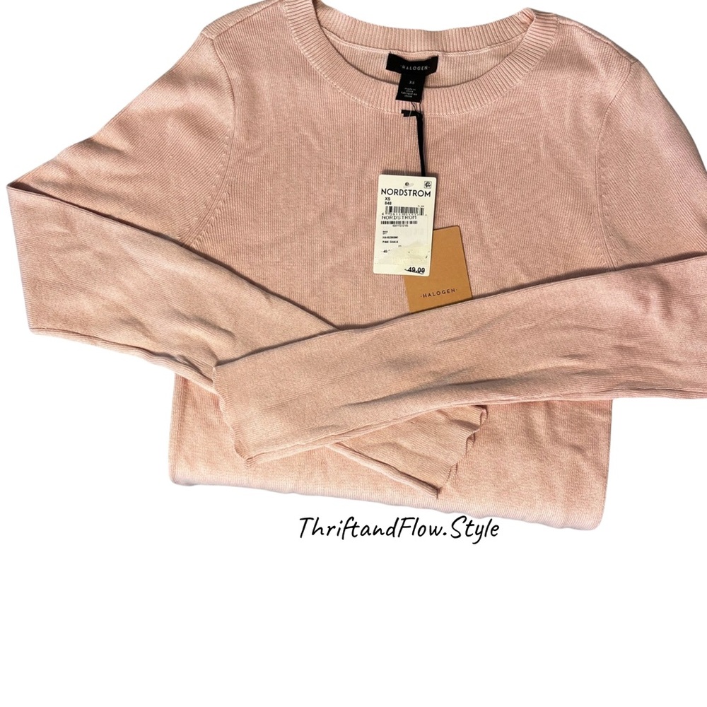 NWT | LIGHT CASHMERE BY HALOGEN | NORDSTROM | XS | PINK CHALK